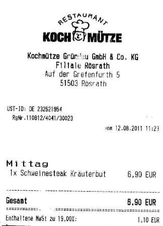 trhl Höffner Kochmütze Restaurant